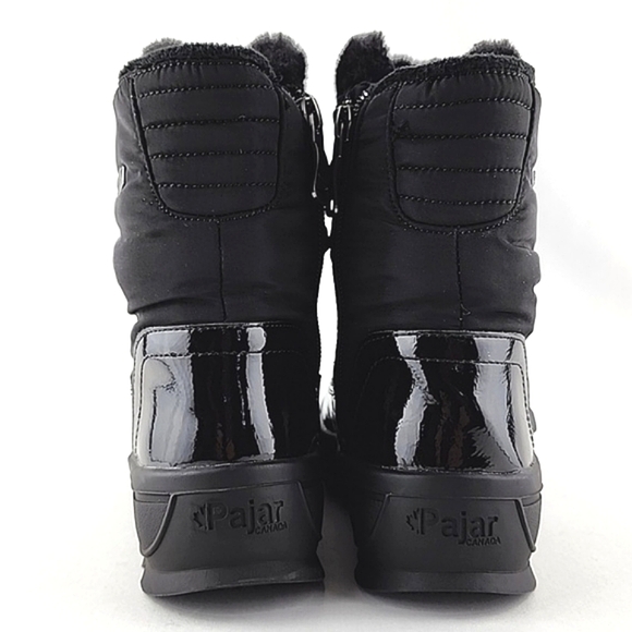 PAJAR Youth Tacey Black Winter Waterproof Zip Up Boot Thermal -30°C Size US 1.5 - Picture 6 of 16